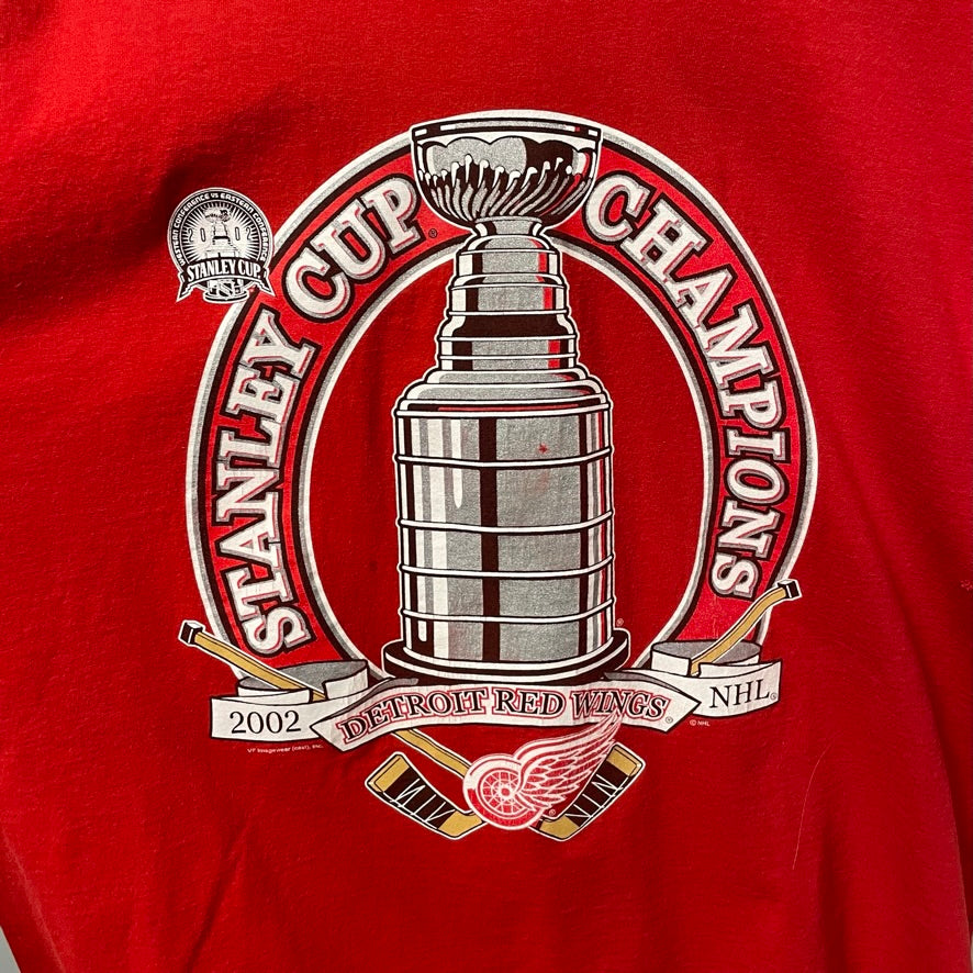 Vintage Stanley Cup Champions Detroit Red Wings NHL Graphic Shirt XL