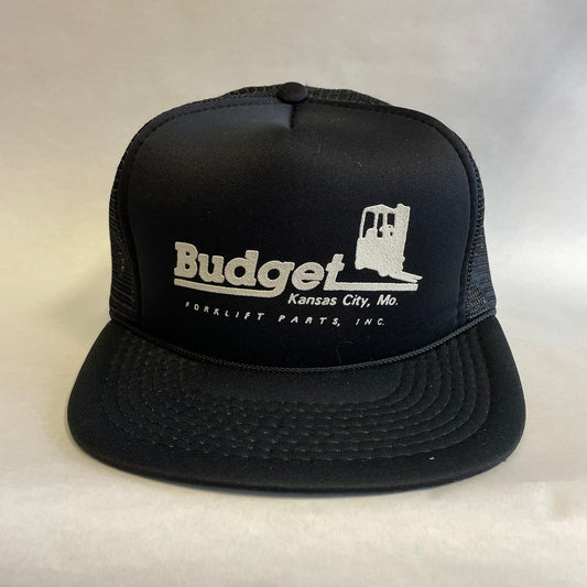Vintage Budget Forklift Parts Kansas City Snapback Trucker Hat