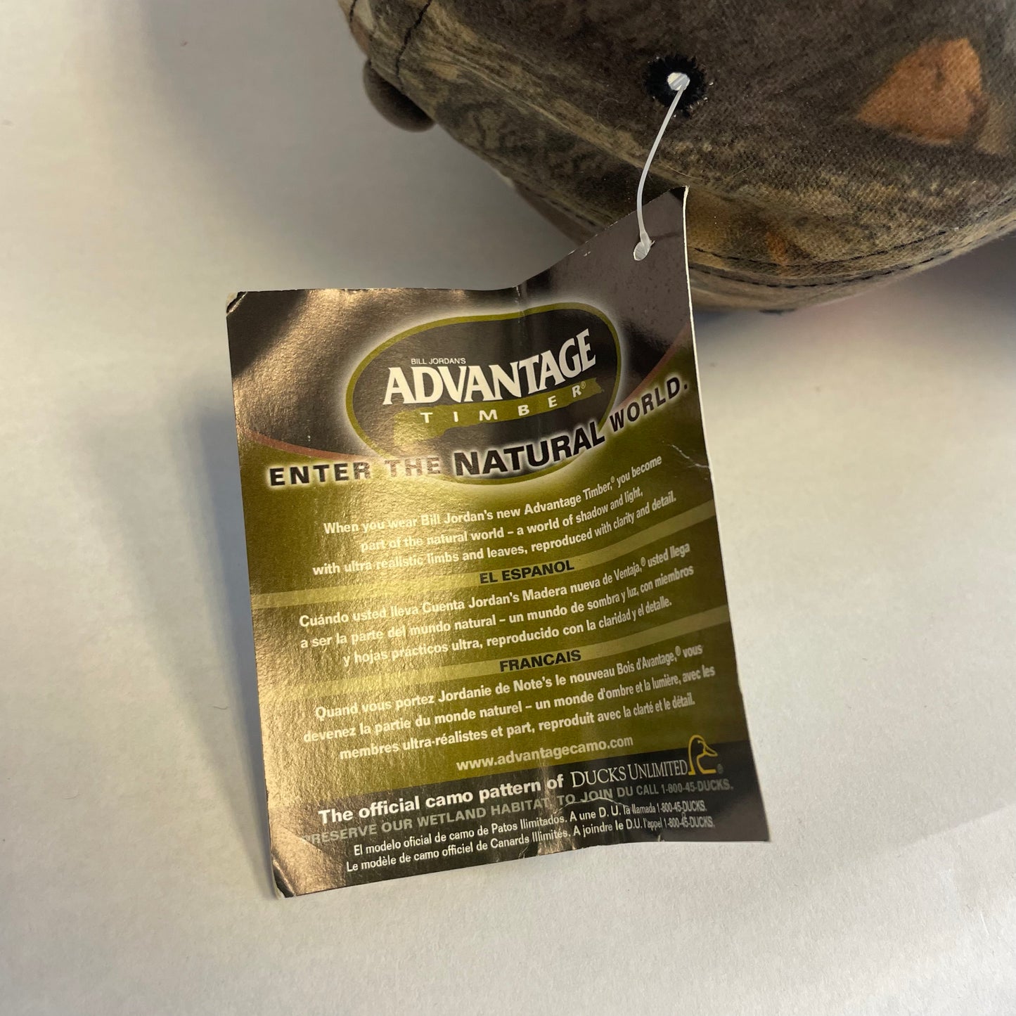 Vintage Miller High Life Beer Advantage Camo Snapback Hat NWT