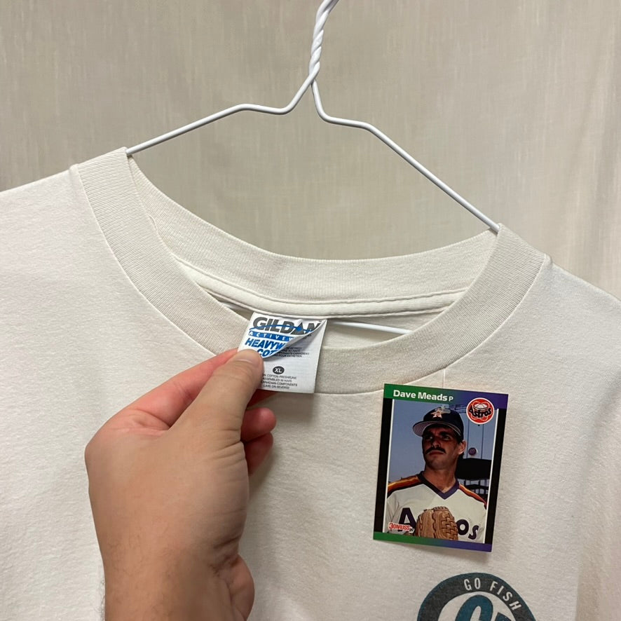 Vintage Go Fish 'Late to bed, early to rise, fish all day, make up lies" Shirt XL