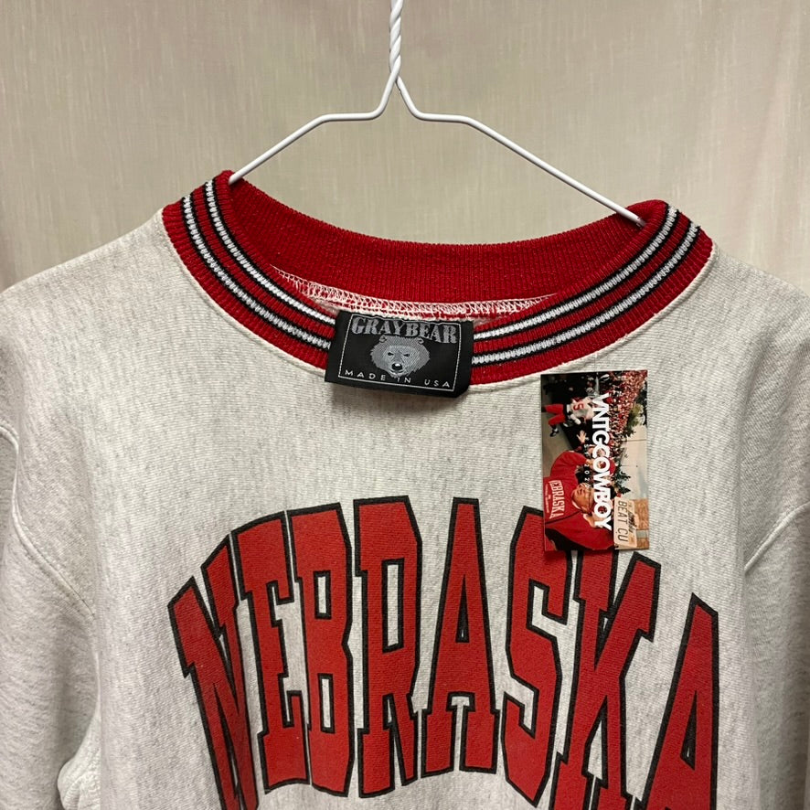 Vintage Nebraska Huskers Crewneck L