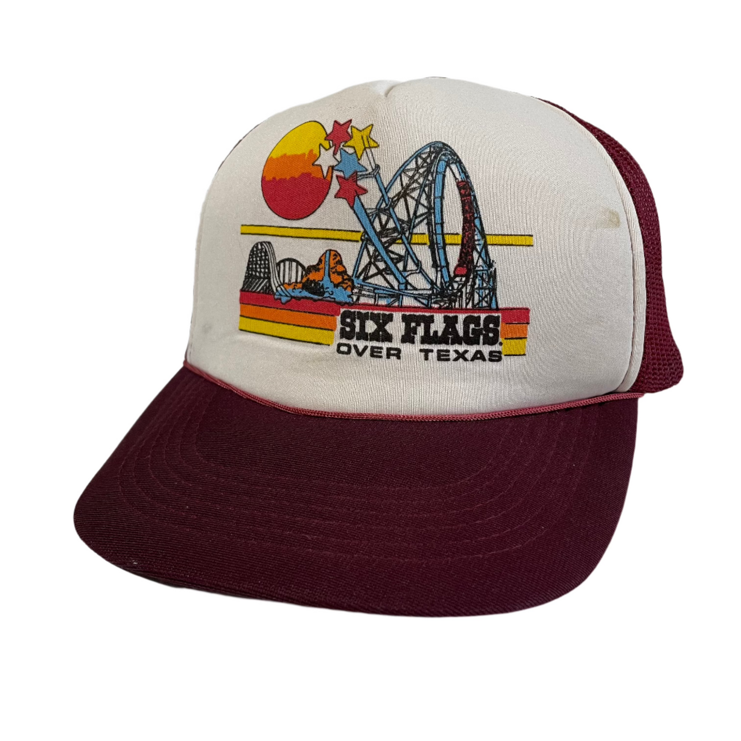 Vintage Six Flags Over Texas Destination Snapback