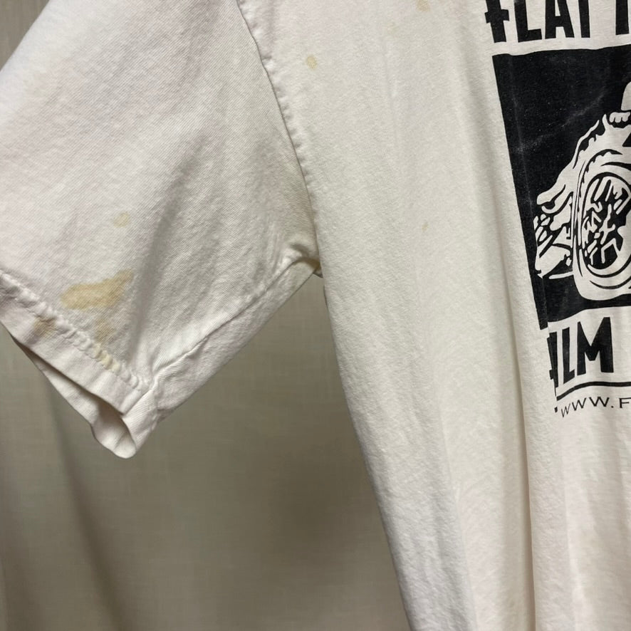 Vintage Flat Track Film Crew Shirt L