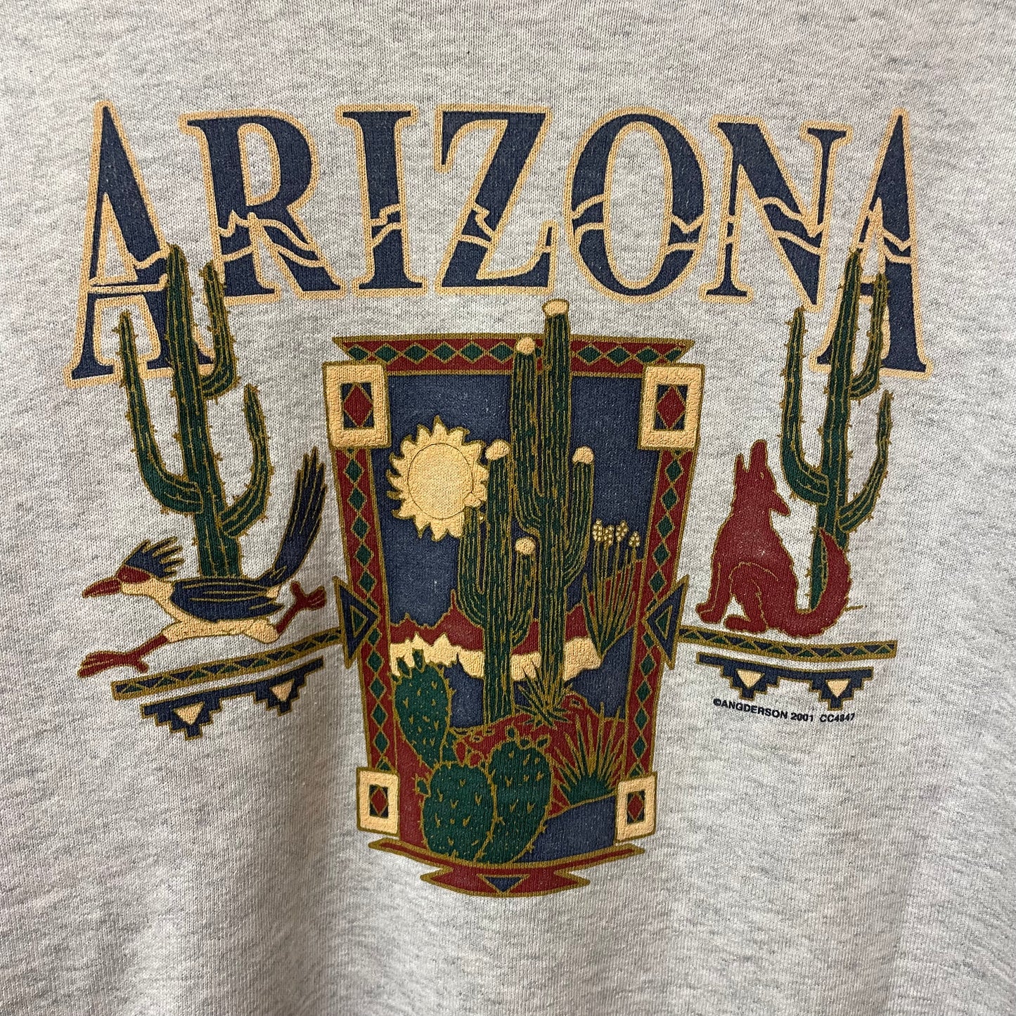 Vintage Arizona Aztec Western Graphic Crewneck S