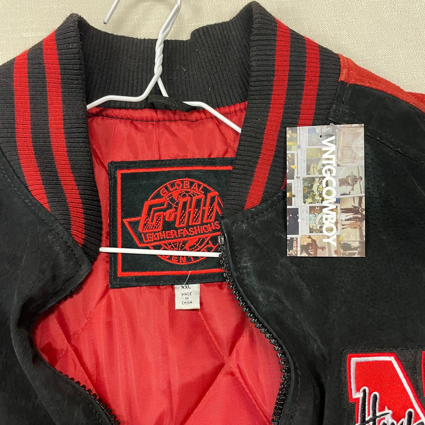 Vintage Nebraska Huskers Suede Jacket XXL