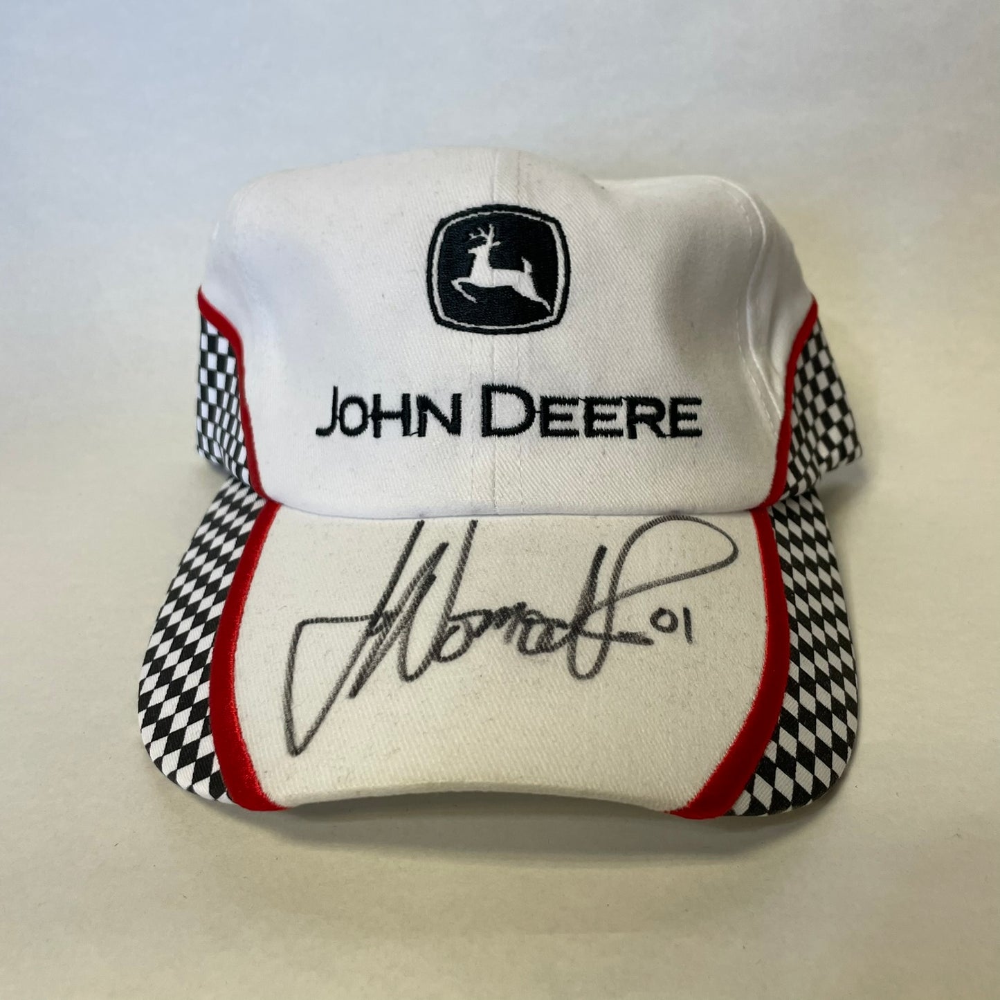 Vintage John Deere NASCAR Velcro Hat