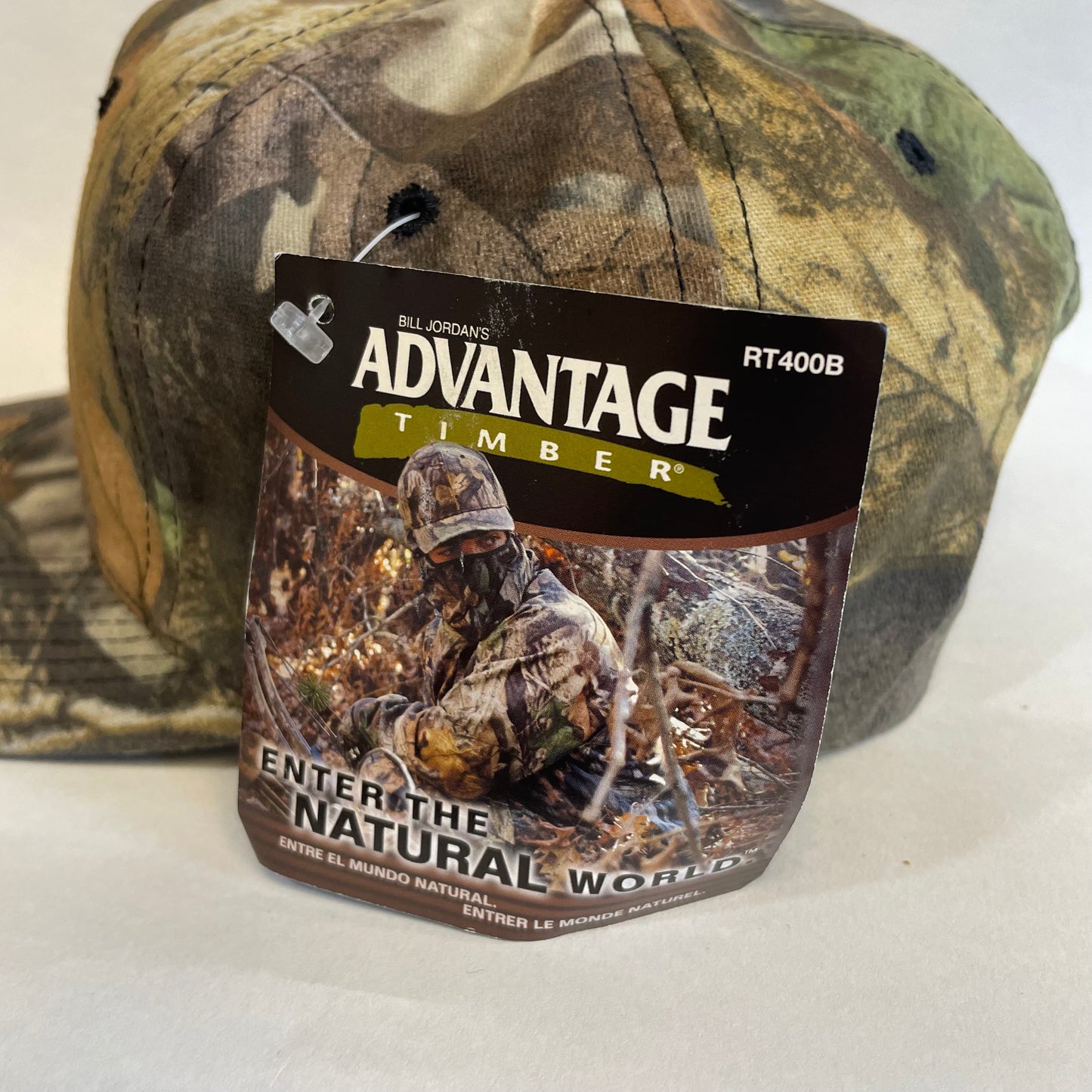 Vintage Miller High Life Beer Advantage Camo Snapback Hat NWT