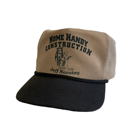 Vintage Home Handy Construction Jeff Novotny Snapback Hat