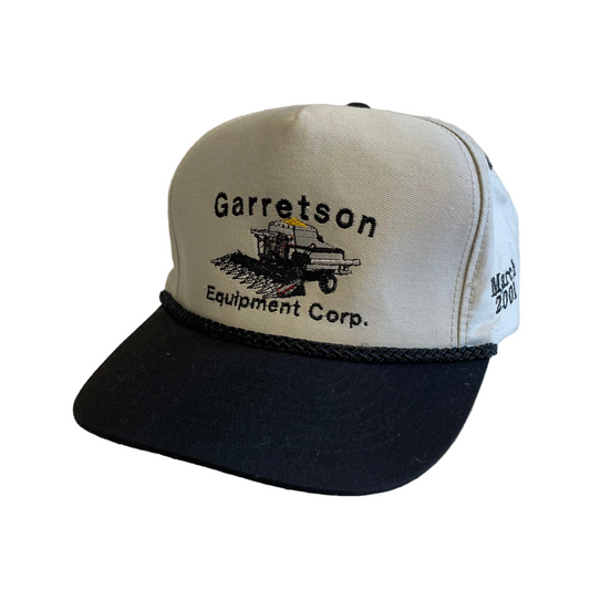 Vintage Garretson Equipment Hesston Kansas Snapback Hat