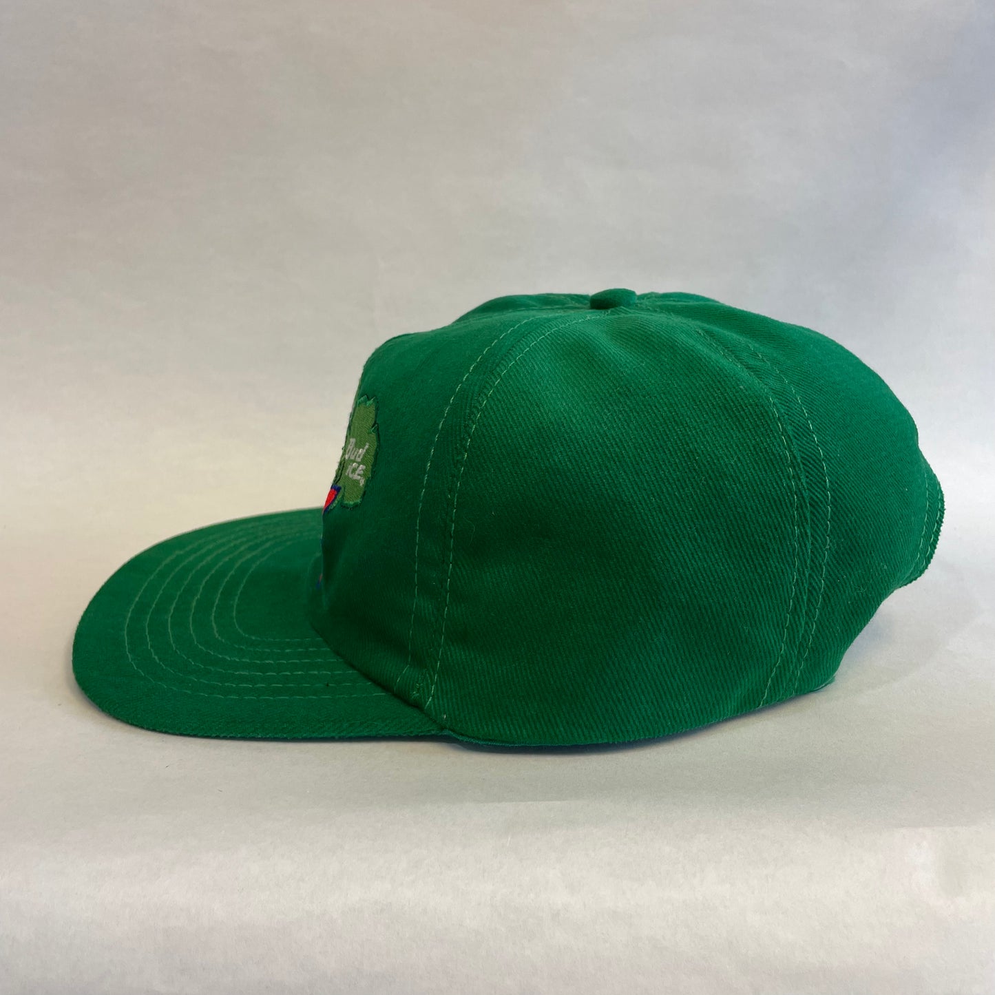 Vintage Budweiser Beer Frog Clover Snapback Hat