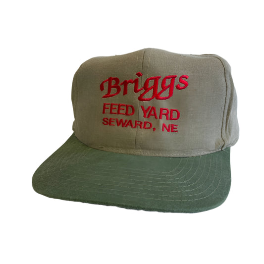 Vintage Briggs Feed Yard Seward, Nebraska Snapback Hat