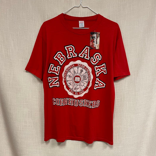 Vintage Nebraska Huskers Shirt L