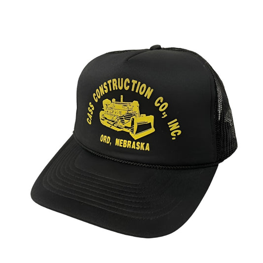 Vintage Cass Construction Company Ord Nebraska Snapback