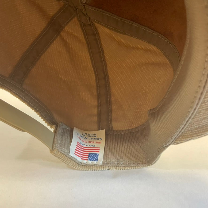 Vintage MAC Tools Leather/Corduroy Snapback Hat
