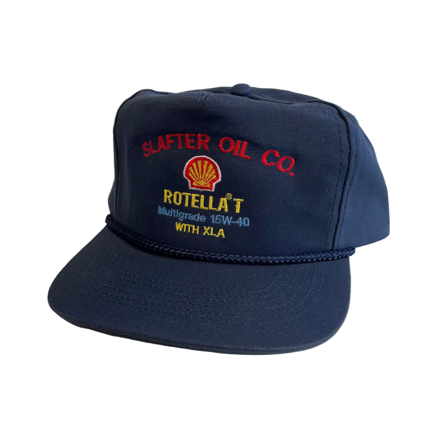 Vintage Slafter Oil Co. Shell Rotella T Snapback Hat