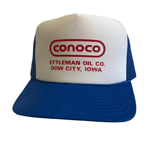 Vintage CONOCO Dow City, Iowa Snapback Hat