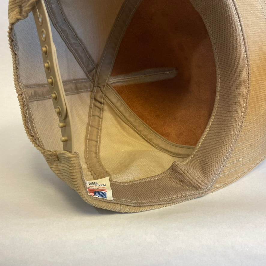 Vintage MAC Tools Leather/Corduroy Snapback Hat
