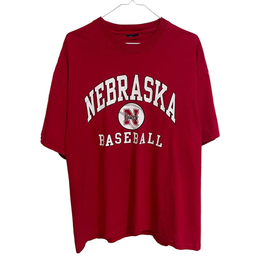 VIntage Nebraska Baseball Huskers Shirt XL