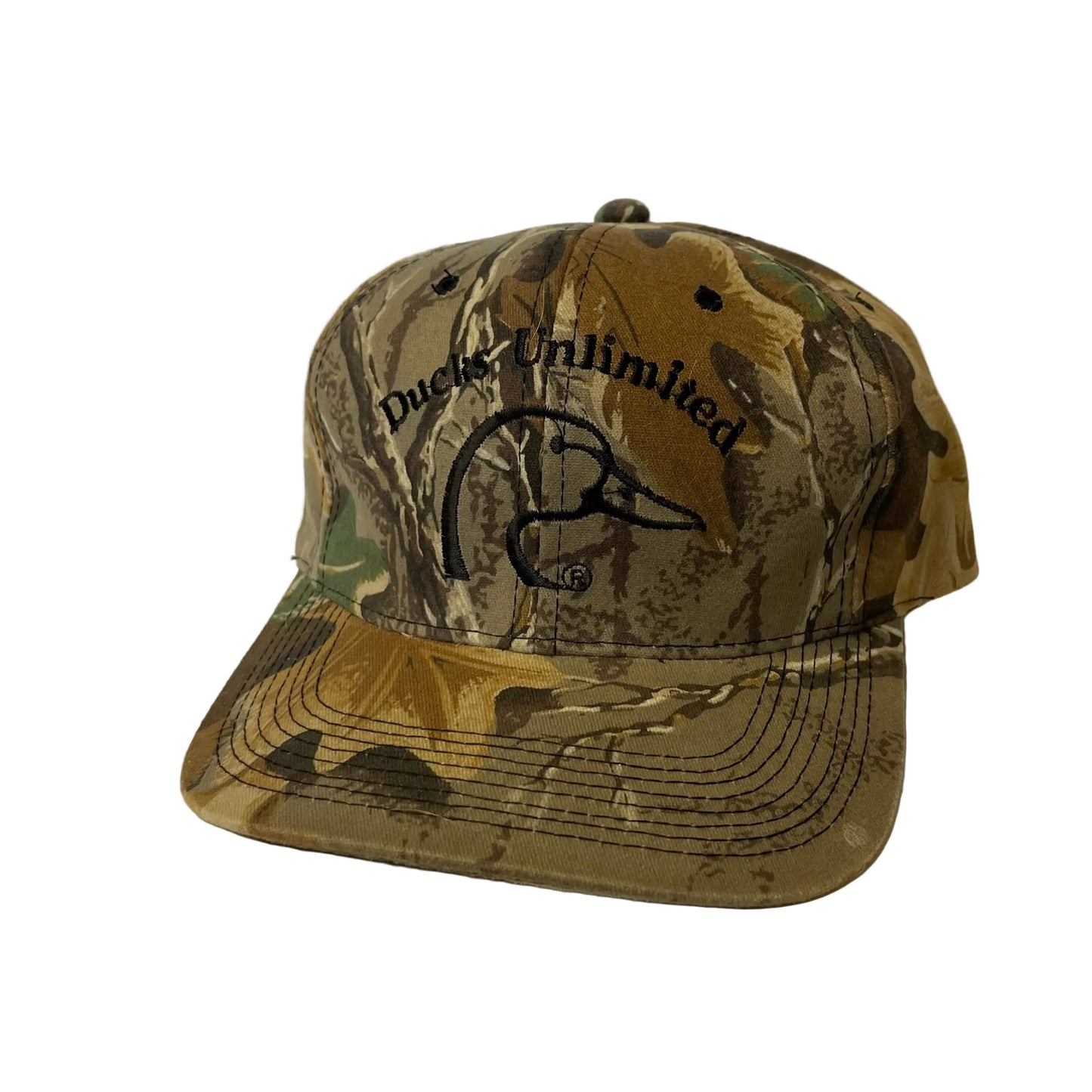 Vintage Ducks Unlimited Camo Strapback Hat