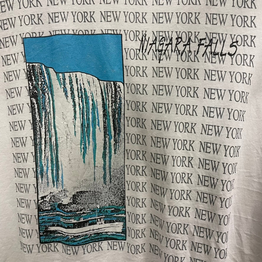 Vintage New Yok Waterfall Shirt XL