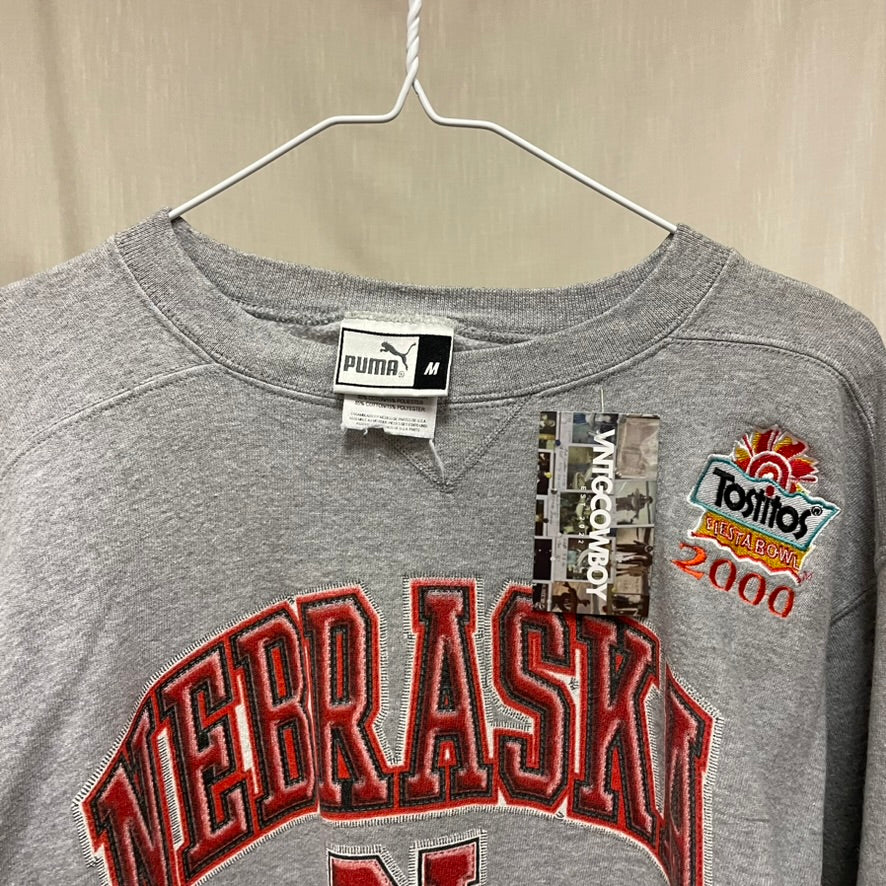 Vintage Nebraska Huskers Tostitos Fiesta Bowl 2000 Crewneck M