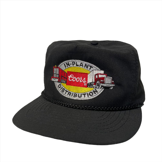 Vintage Coors In-Plant Distribution Zipback Hat