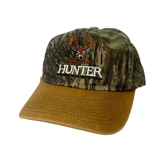 Vintage 'Hunter' Deer Camo Snapback Hat