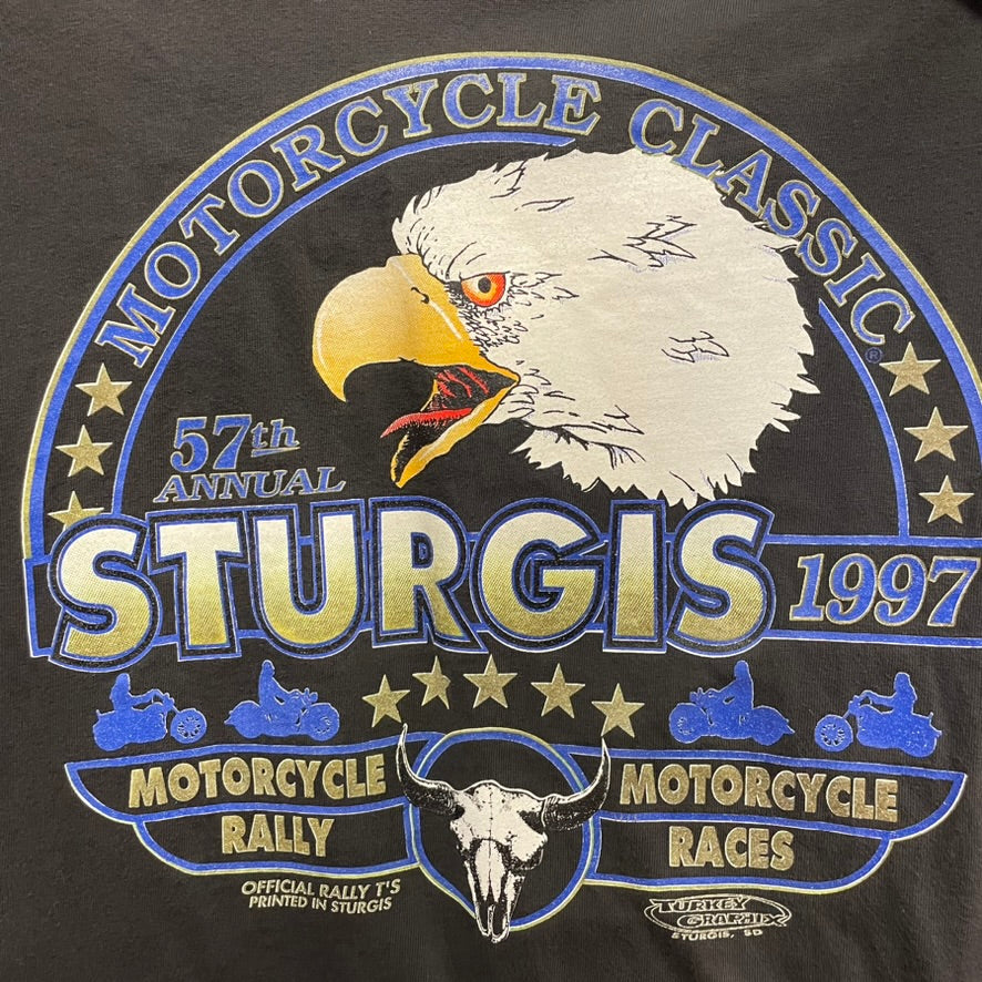 Vintage 1997 Sturgis Motorcycle Rally Shirt M