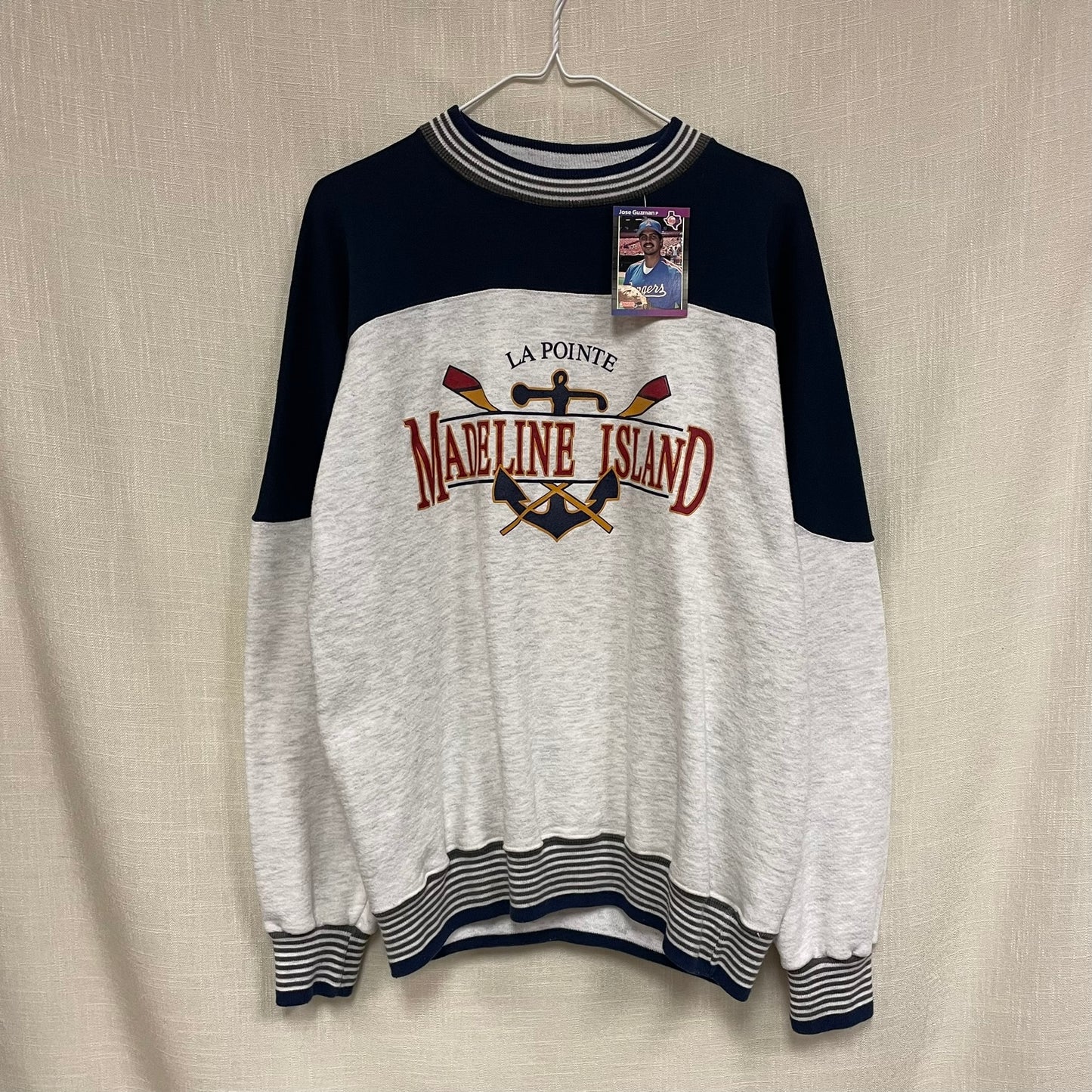 Vintage La Pointe Madeline Island Crewneck L