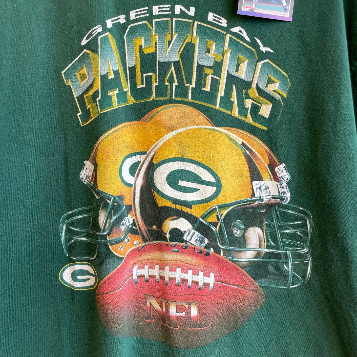 Vintage Green Bay Packers NFL Graphic Shirt Large