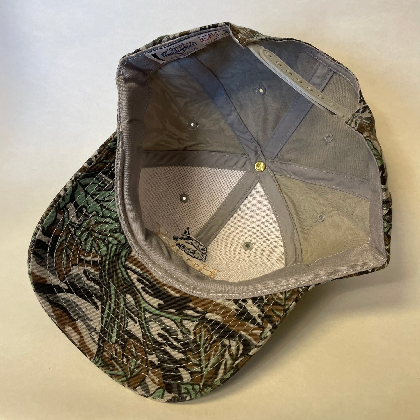 Vintage Husky Hog INC Camo Snapback Hat