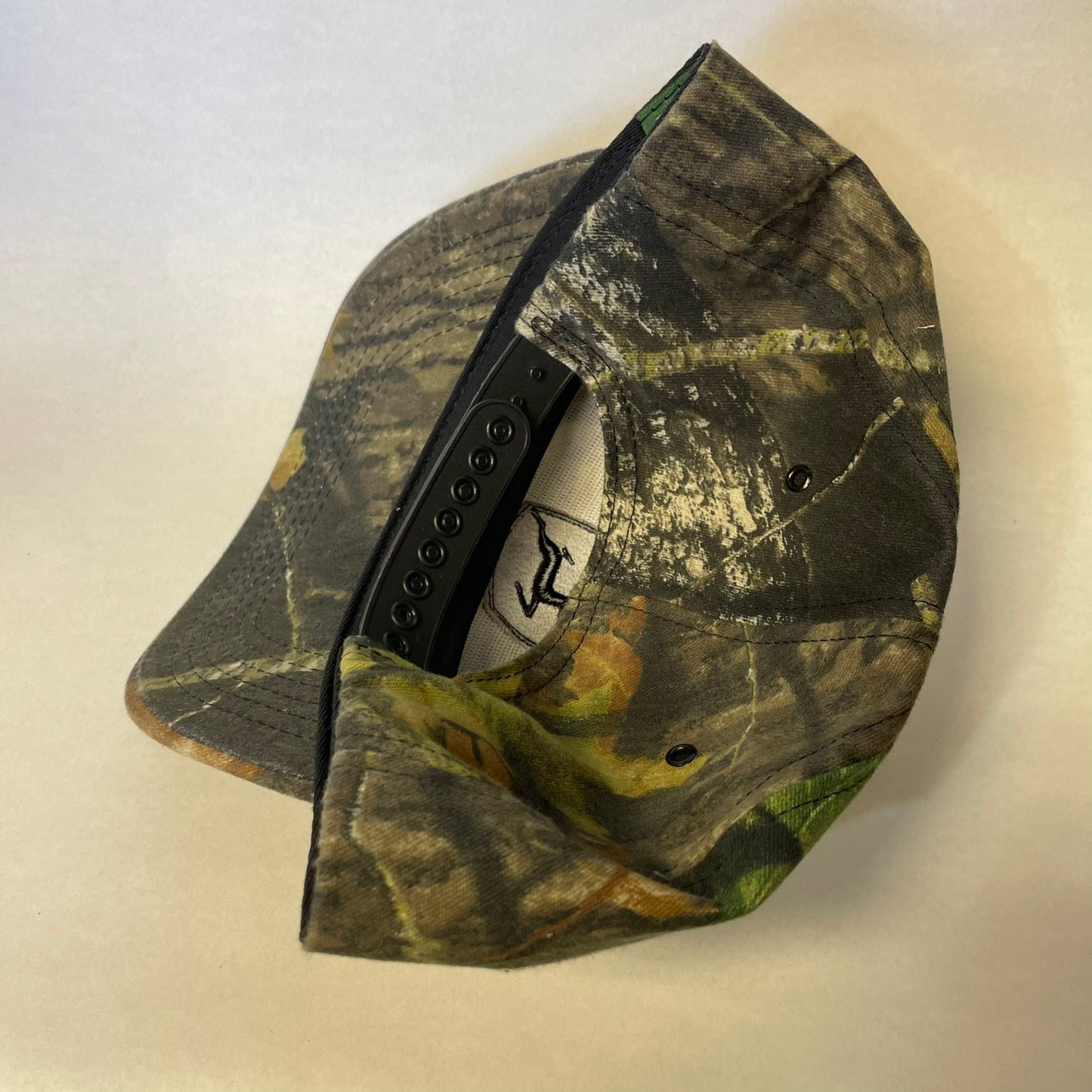 Vintage John Deere Camo Snapback Hat
