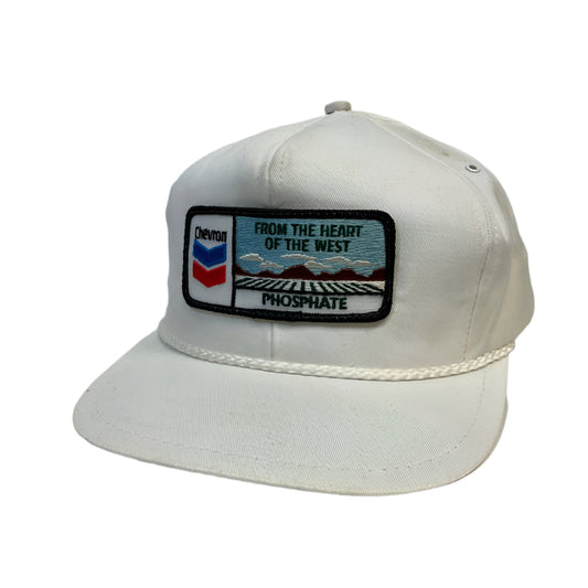 Vintage Chevron 'From the Heart of the West' Phosphate Strapback