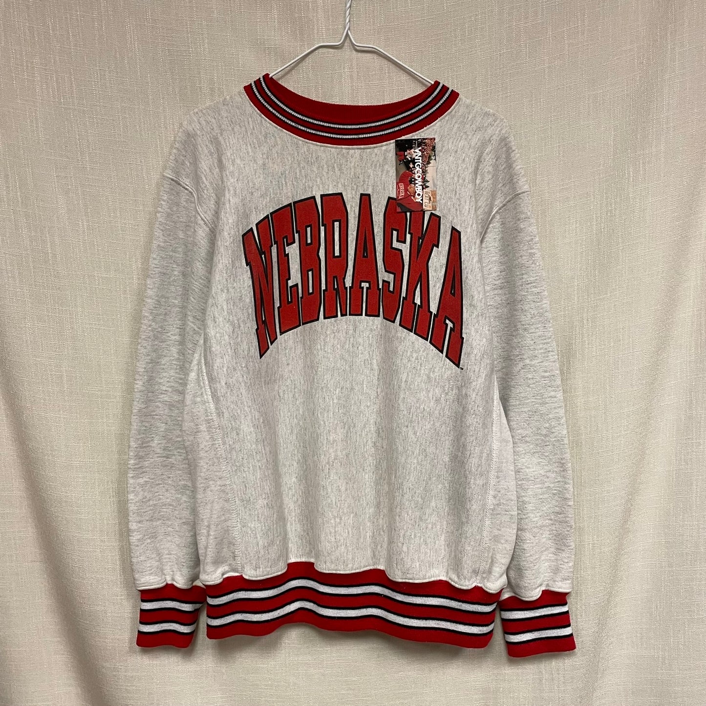 Vintage Nebraska Huskers Crewneck L