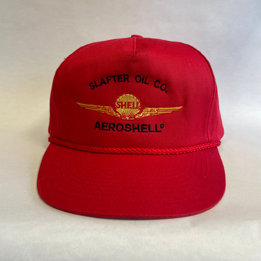 Vintage Slafter Oil Co. Aeroshell Snapback Hat