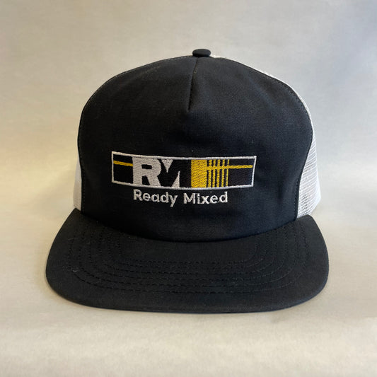 Vintage Ready Mixed Concrete Snapback Trucker Hat