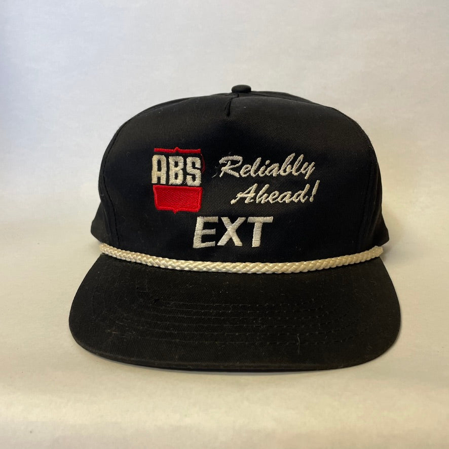 Vintage ABS Reliably Ahead Strapback Hat