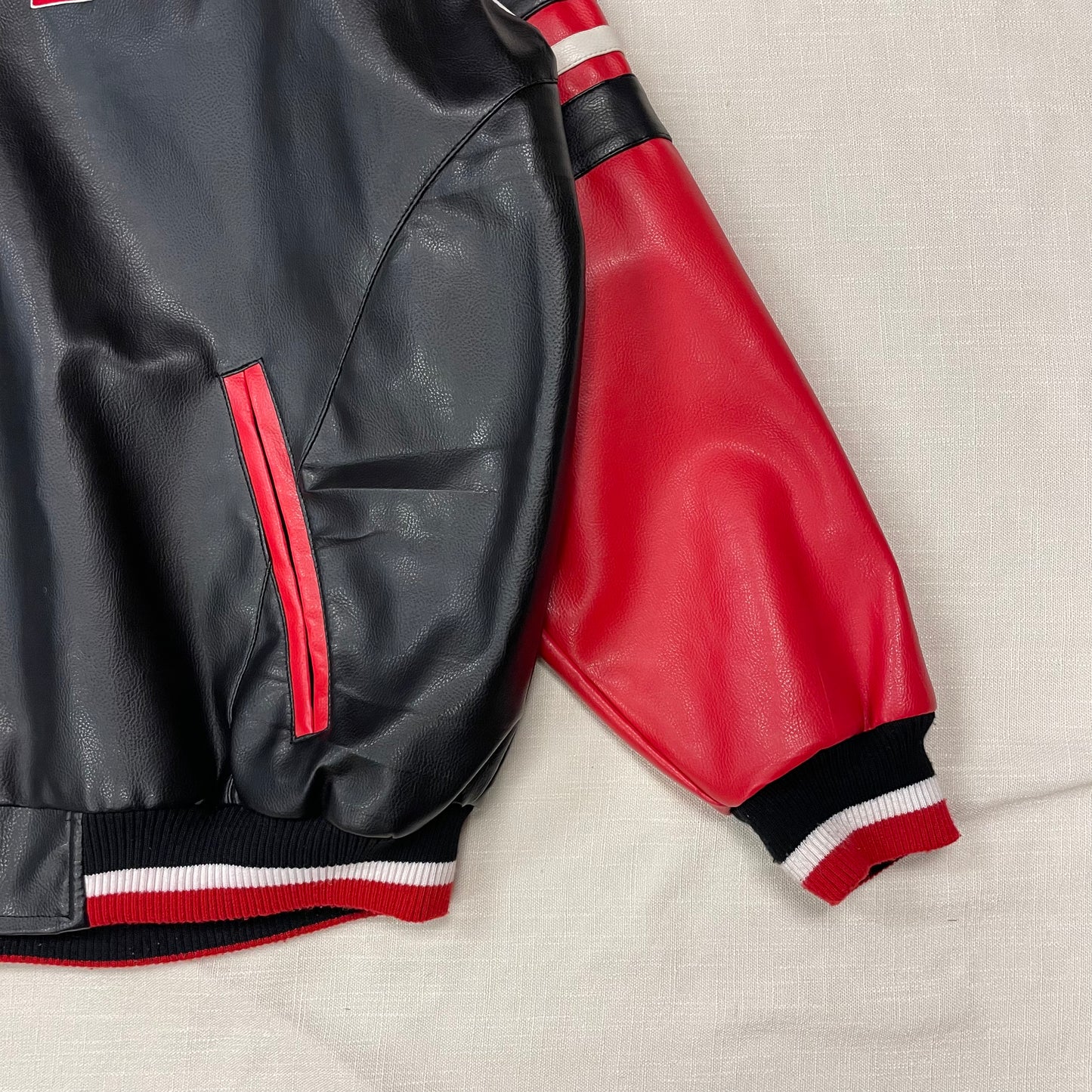 Vintage Nebraska Huskers Leather Jacket XXL