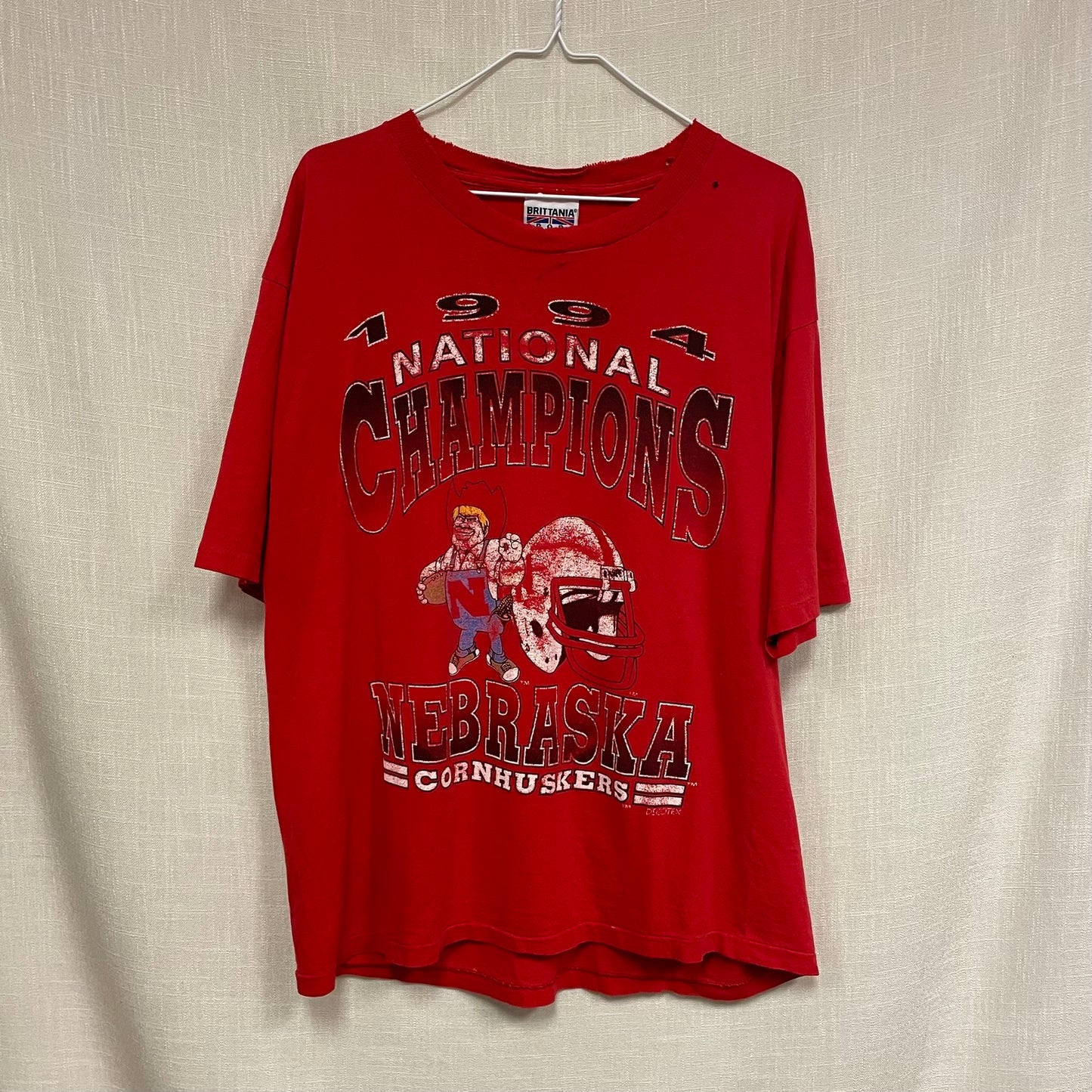 Vintage Nebraska Huskers 1994 National Champions Shirt L