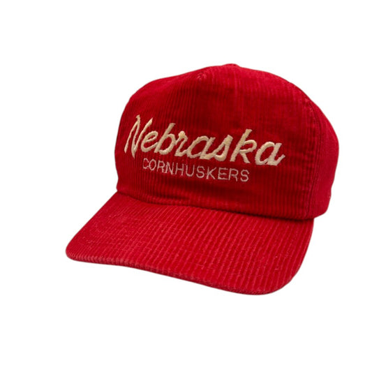 Vintage Nebraska Huskers Corduory Script Zipback