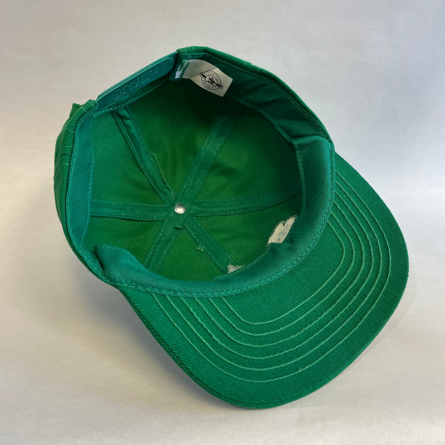 Vintage Budweiser Beer Frog Clover Snapback Hat