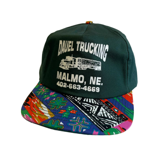 Vintage Dauel Trucking Malmo, Nebraska Snapback Hat
