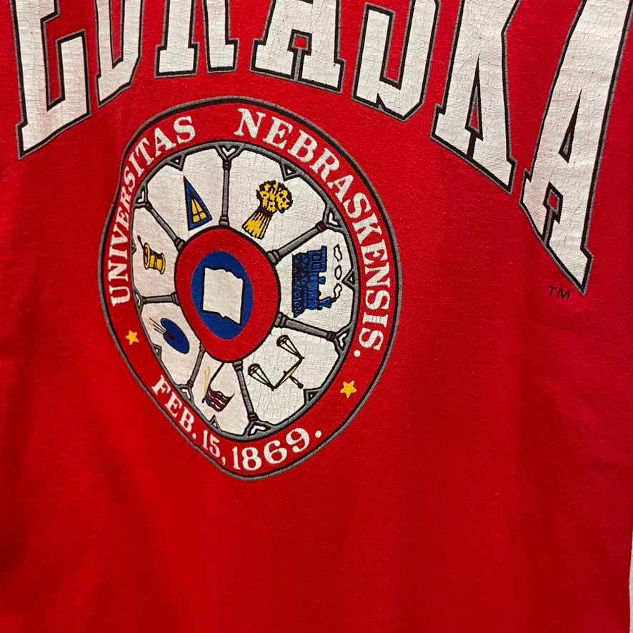 Vintage Nebraska Huskers Shirt L