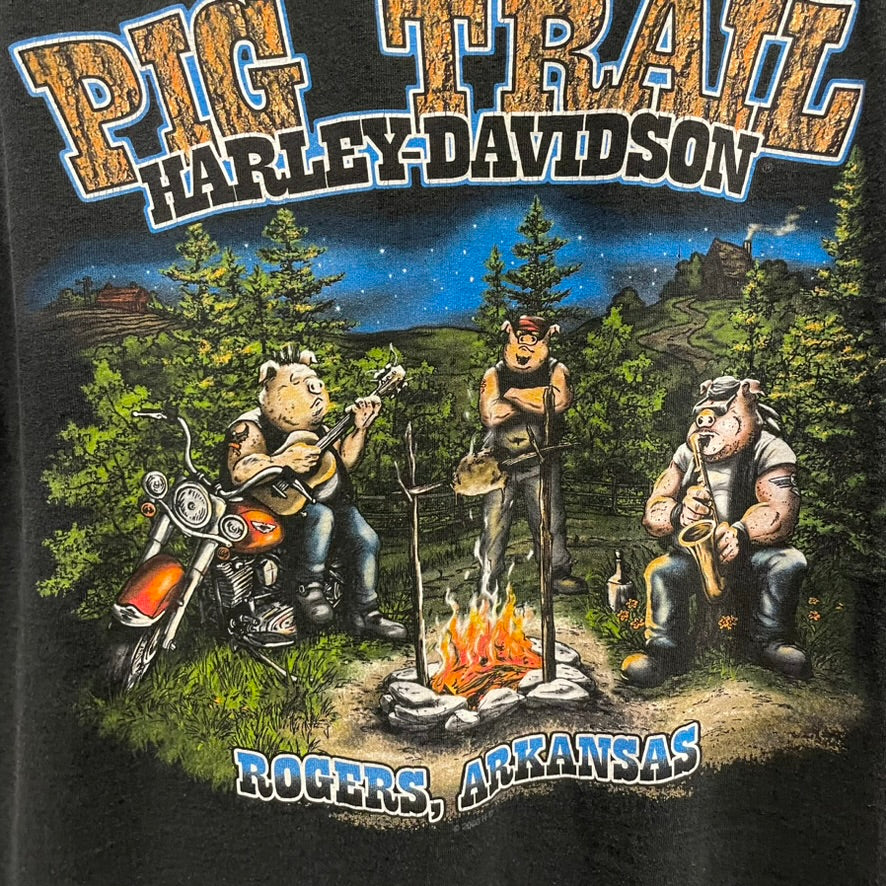 Vintage Harley Davidson Rogers Arkansas Tank Top Shirt L