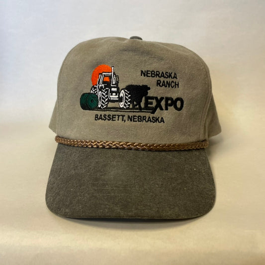 Vintage Nebraska Ranch EXPO Bassett Snapback Hat