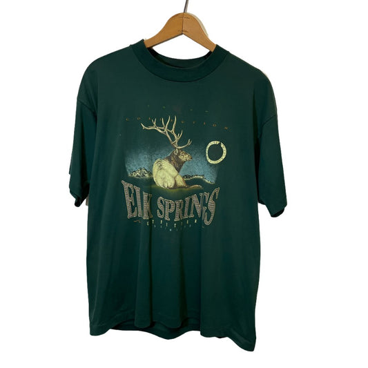 Vintage Elk Springs Outfitters Unlimited Shirt XL