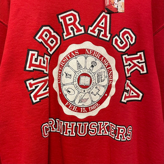 Vintage Nebraska Huskers Crewneck XL