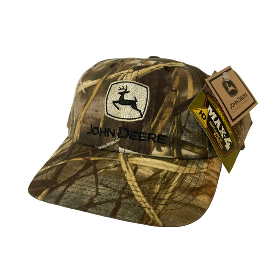 Vintage John Deere Camo Snapback Hat NWT