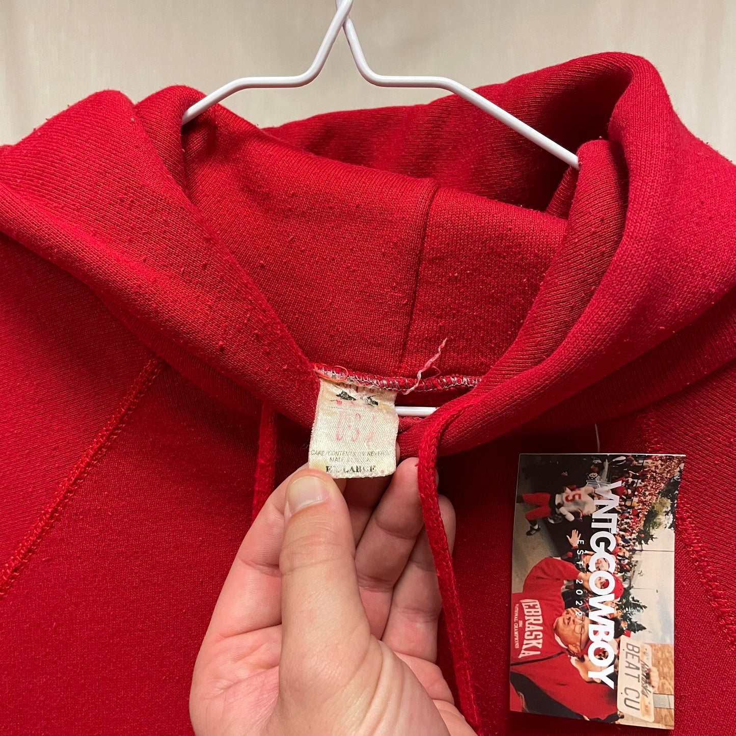 Vintage Nebraska Huskers Hoodie XL