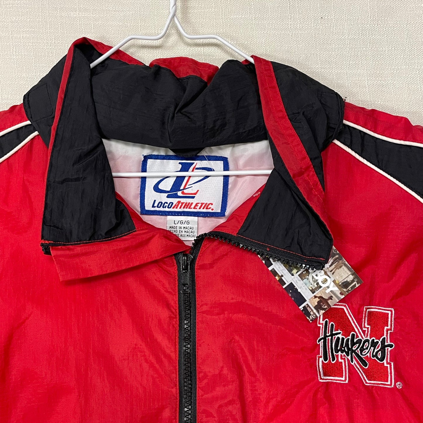 Vintage Nebraska Huskers Jacket Large